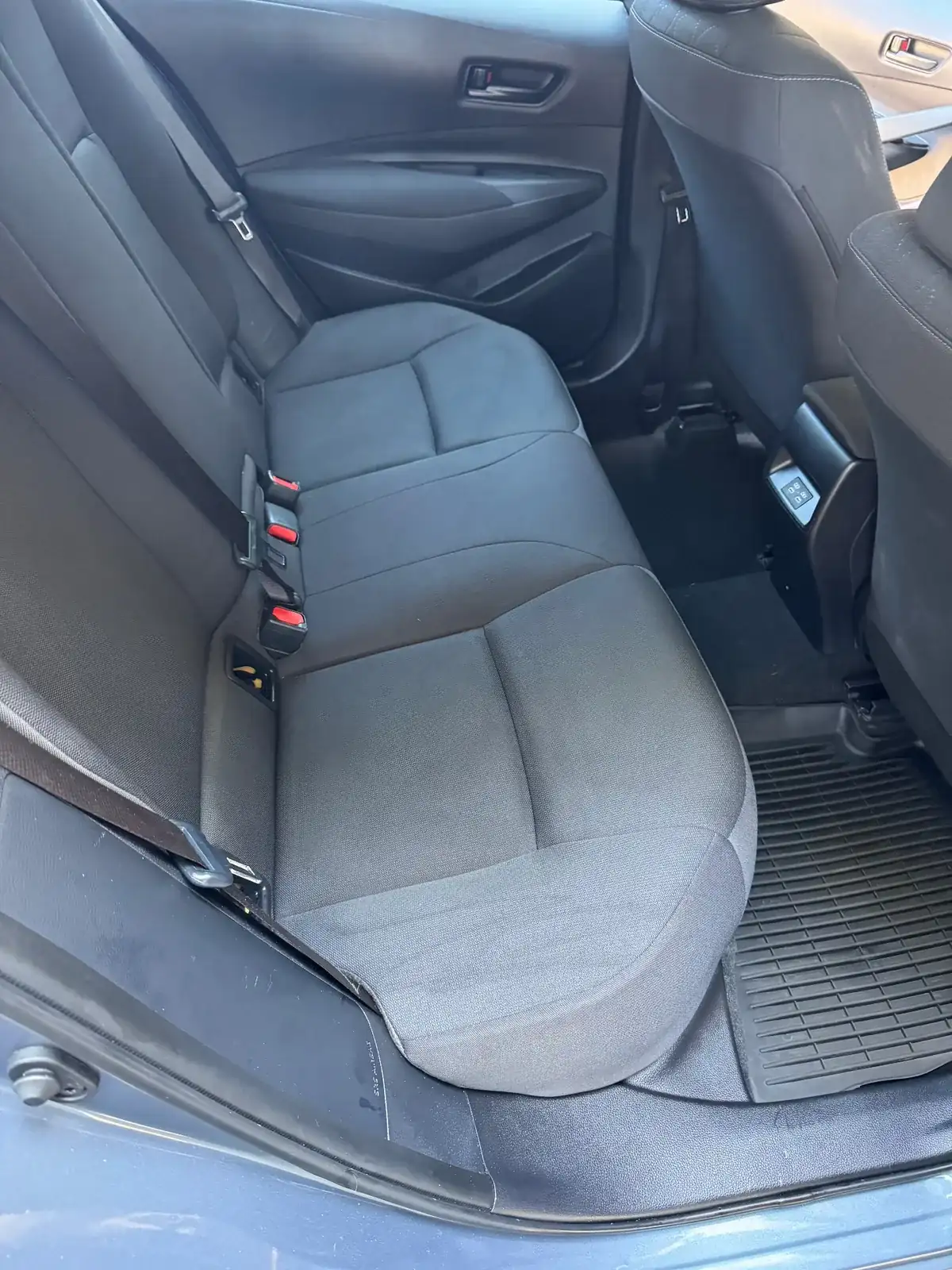 Carpet shampoo after — Toyota sedan, Boca Raton