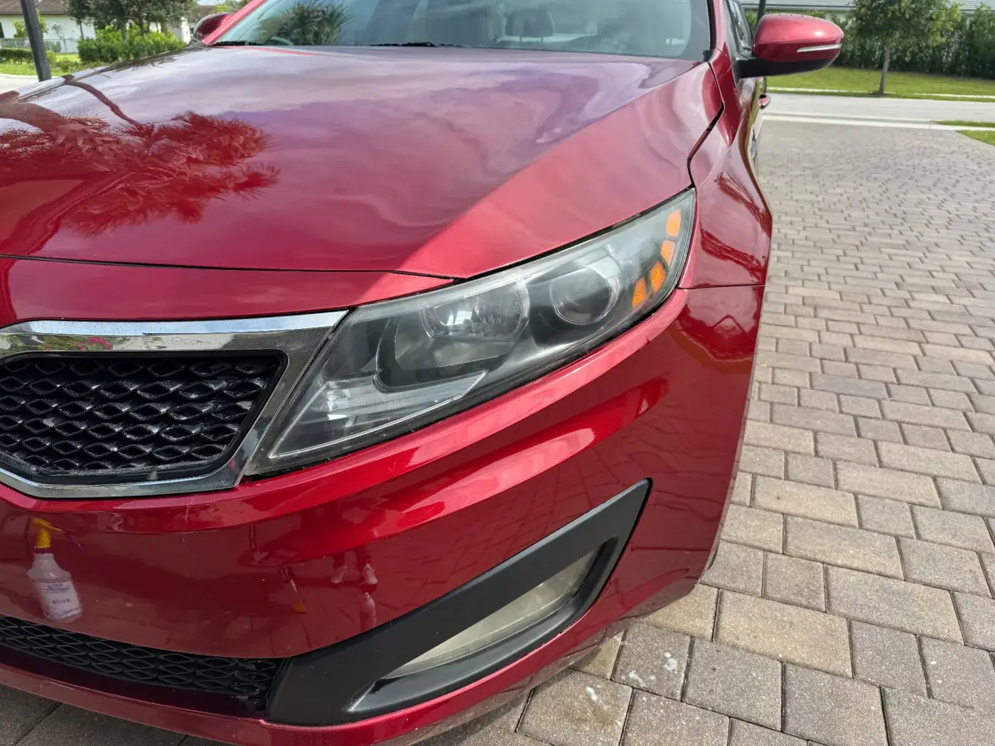 Headlight restoration after — 2013 Kia Optima, Boca Raton
